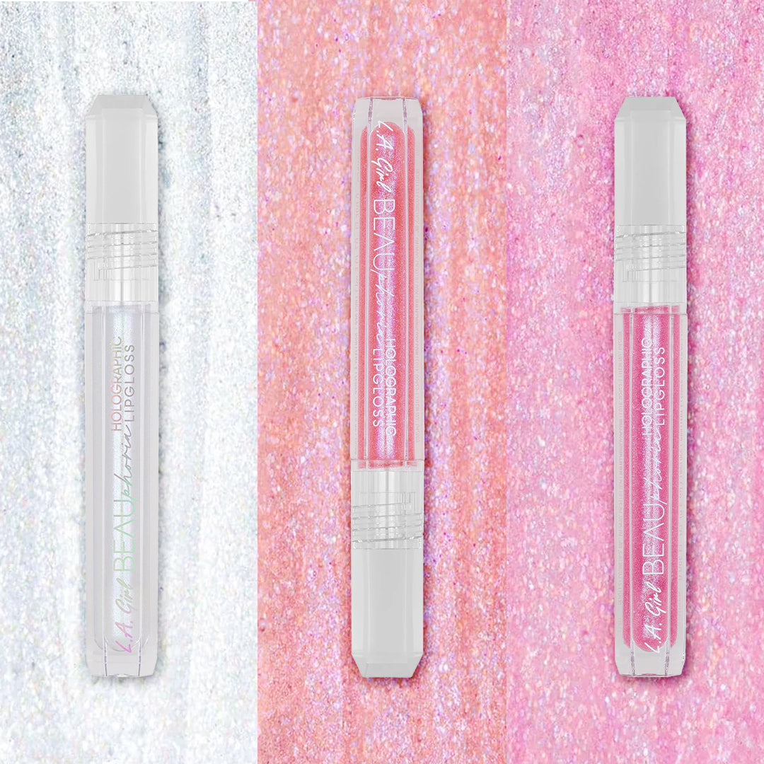 L.A Girl BeauPhoria 3Pc Holographic Lipgloss Set