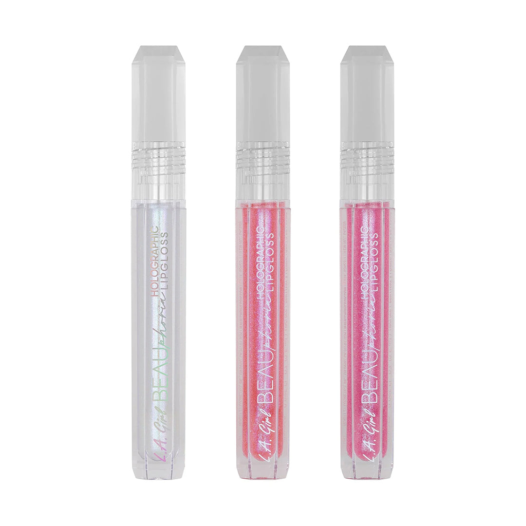 L.A Girl BeauPhoria 3Pc Holographic Lipgloss Set