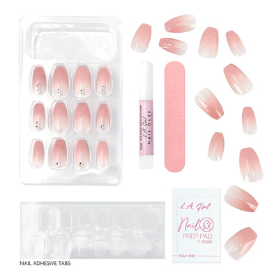 Luxe Shine Nail Fave Artificial Nail Tips-Into You -28 Pc Kit
